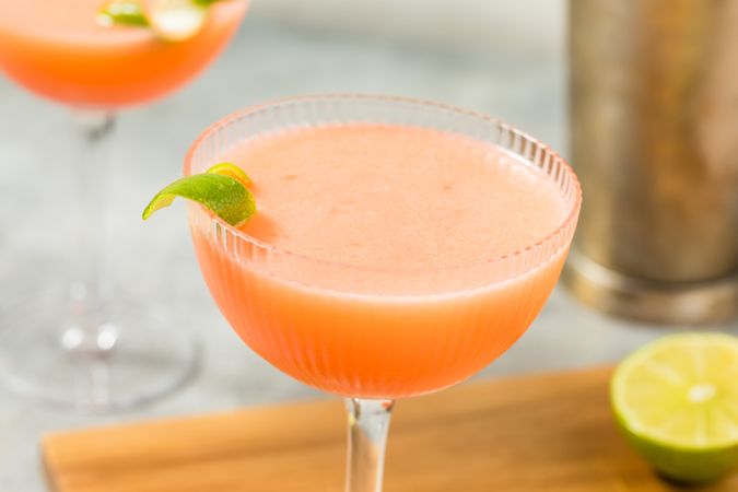 Refreshing Cold Mezcal Great Silence Cocktail