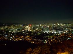 Seoul city at night