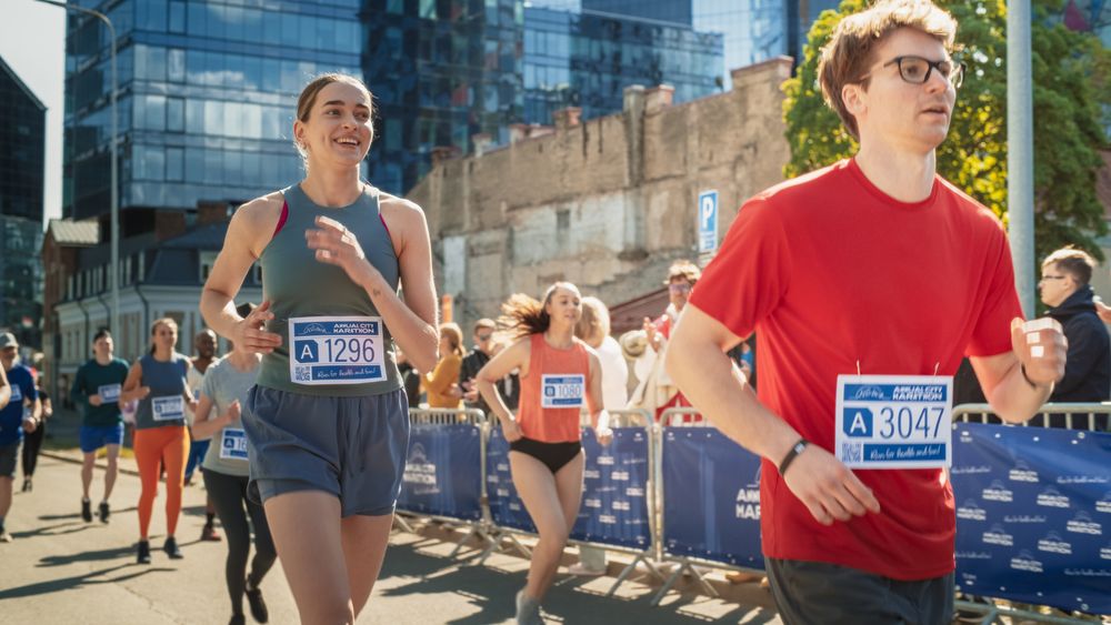 Runners Participating in a Charity Run to Raise Money a Cause