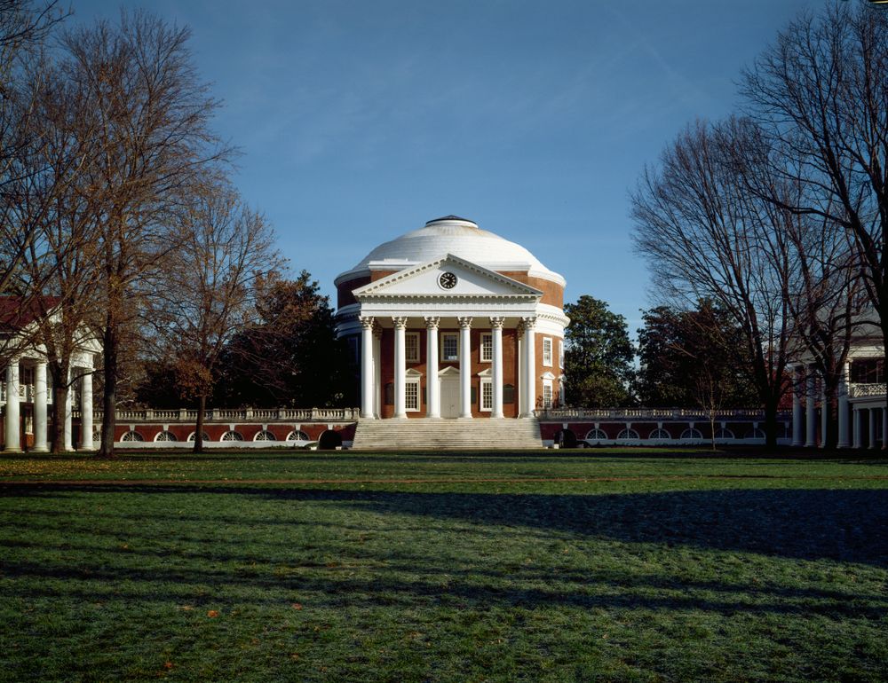 The Rotunda, at the University of Virginia, Charlottesville, Virginia
