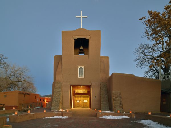 The San Miguel Mission in Santa Fe