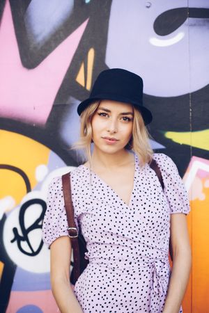 Portrait of casual young woman