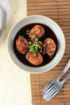 Chicken Go Hyong or Ngohyong Ayam with Sweet and Spicy Sauce