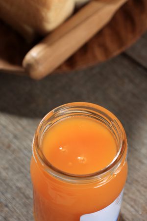 A Bottle of Store Bought Kaya Jam for Kaya Toast Bread