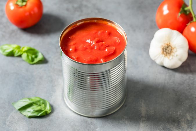 Organic Raw Diced Canned Tomatoes
