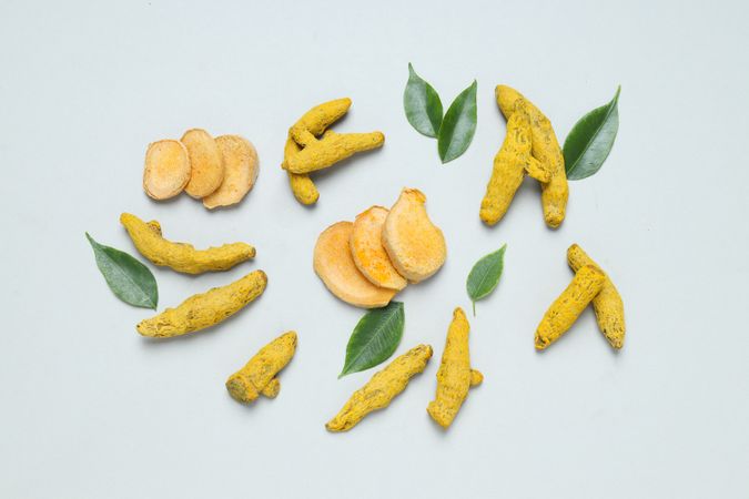 Fragrant seasoning - turmeric, one of the main ingredients in Indian curry