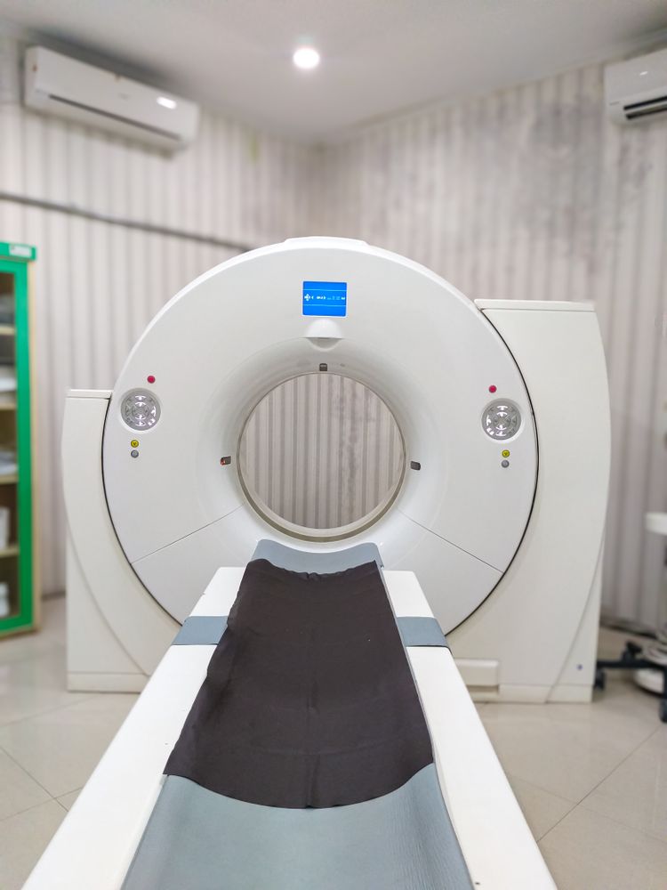CT Scan Machine in Hospital Diagnostic Room