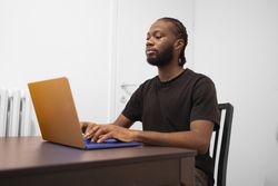 Digital Productivity in a Clean Workspace.