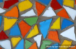 Colorful ceramic mosaic  bxAAYB
