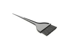 Hair dye brush isolated on plain background