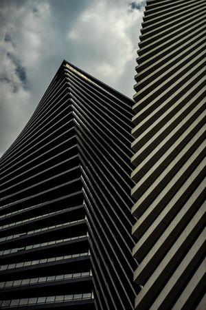 Modern buildings of Tbilisi city