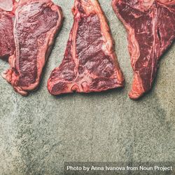Porterhouse, t-bone and rib-eye steaks 5nDPMb