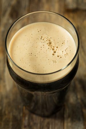 Boozy Dark Irish Stout Beer
