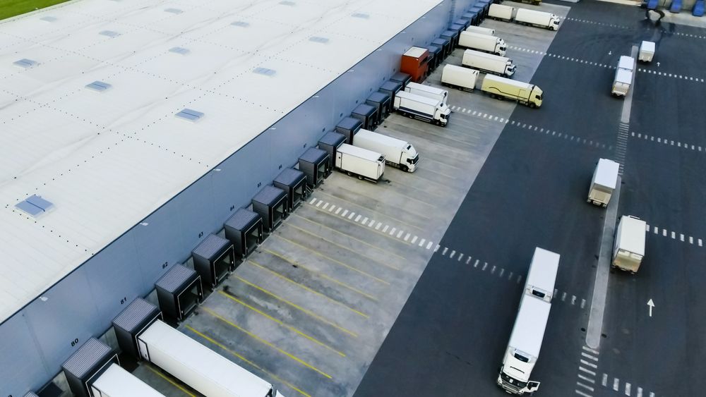 Aerial Shot of Storage Building