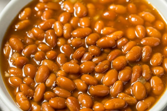 Homemade American Barbecue Baked Beans