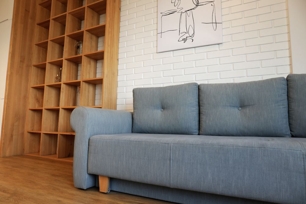 Concept of interior, interior of room in flat