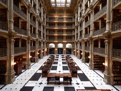 The George Peabody Library, Baltimore, Maryland B5QMm5