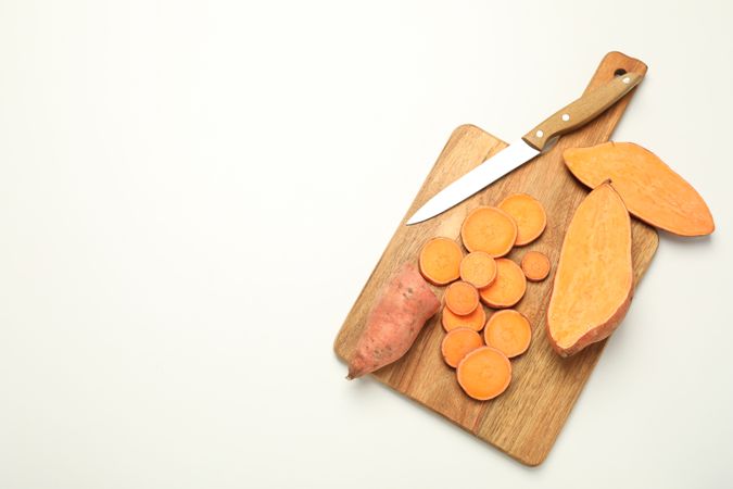 Sweet potato, concept of healthy food, vegetables