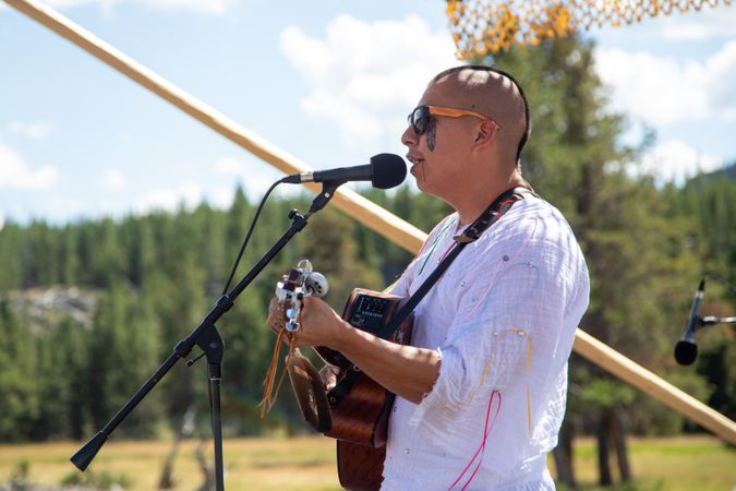 Yellowstone Revealed: Patti Baldes' ReMatriate performance at All Nations Teepee Village