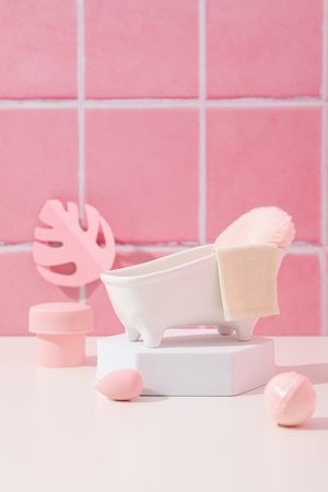 Concept of cosmetic and beauty care, space for text