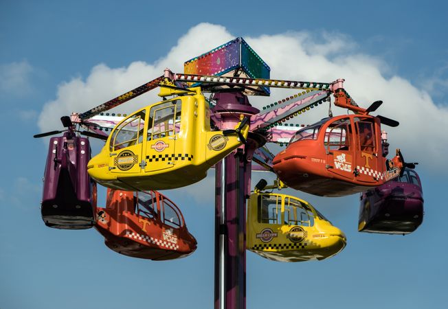Amusement-park ride at the annual Iowa State Fair, Des Moines, Iowa