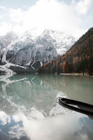 Beautiful lake and mountains