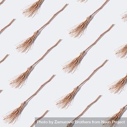 Broomstick pattern on light background 4NMwD5