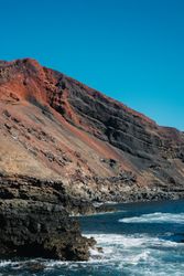 Red hills in Lanzarote