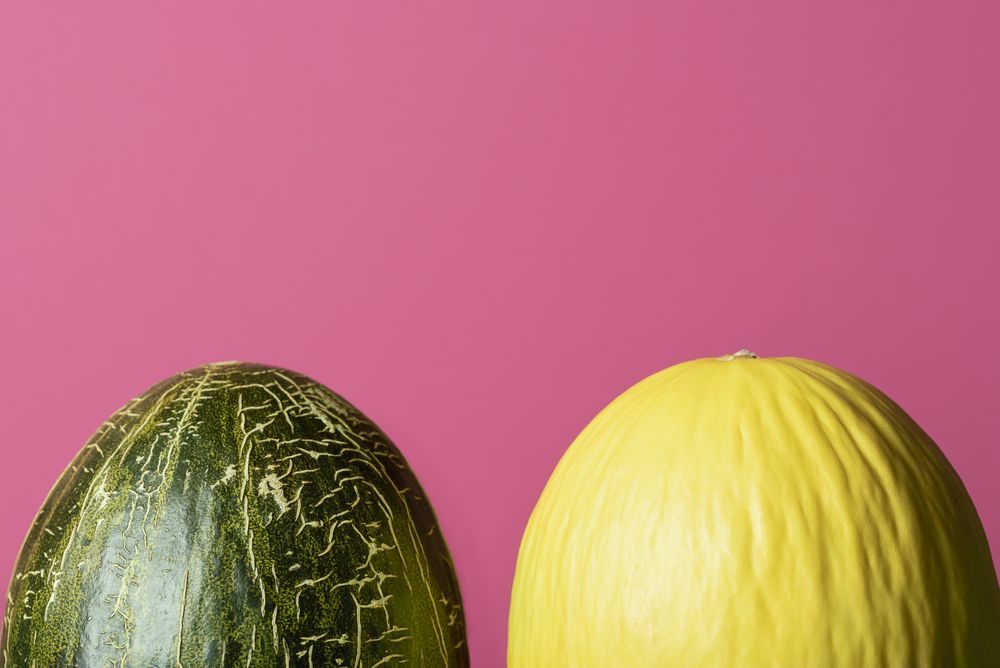Fresh whole melons