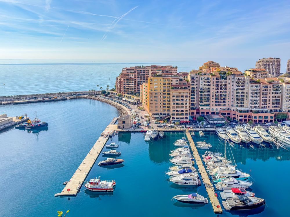 Port of Fontvieille viewpoint