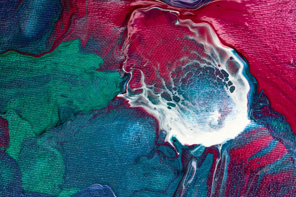 Fluid Art, Abstract Acrylic Background