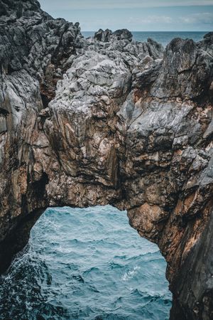 Picturesque rocks and sea