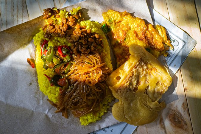 Nasi kuning, Indonesian traditional food