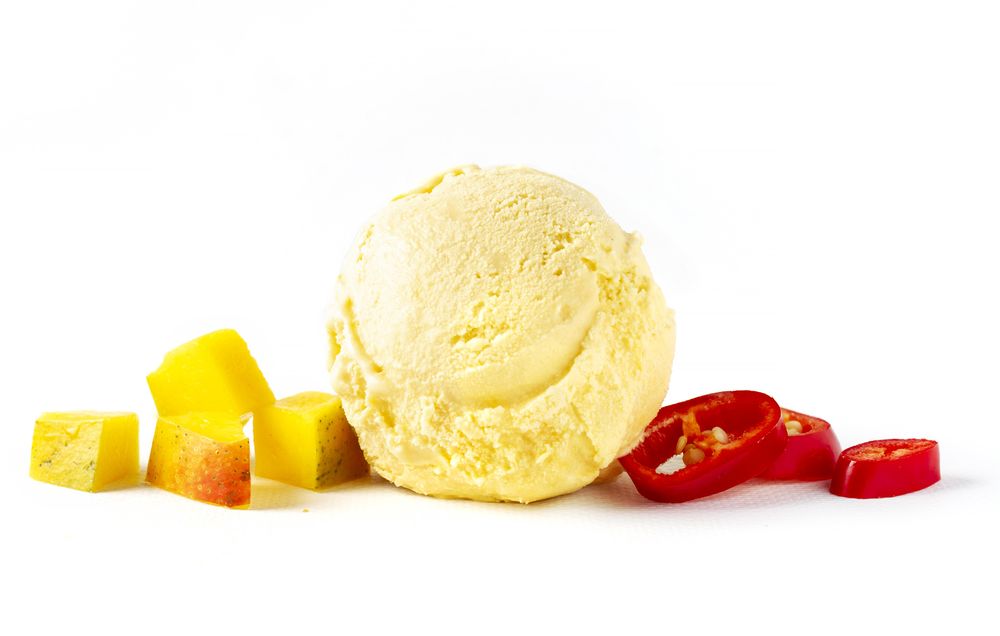 Mango aztec ice cream
