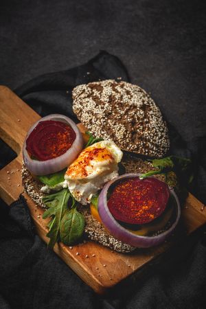 Homemade vegetable sandwich