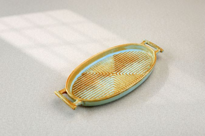 Oval Japanese Asian Style Plate