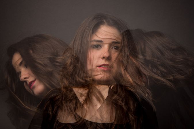 young confused woman