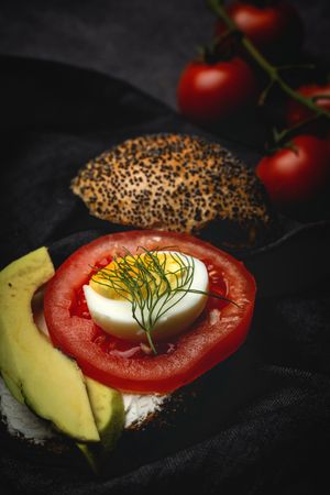 Homemade vegetable sandwich