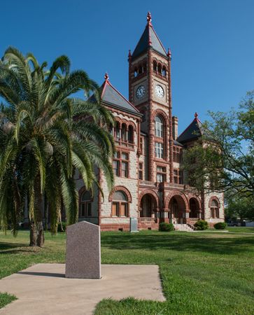 The DeWitt County Courthouse in Cuero, Texas
