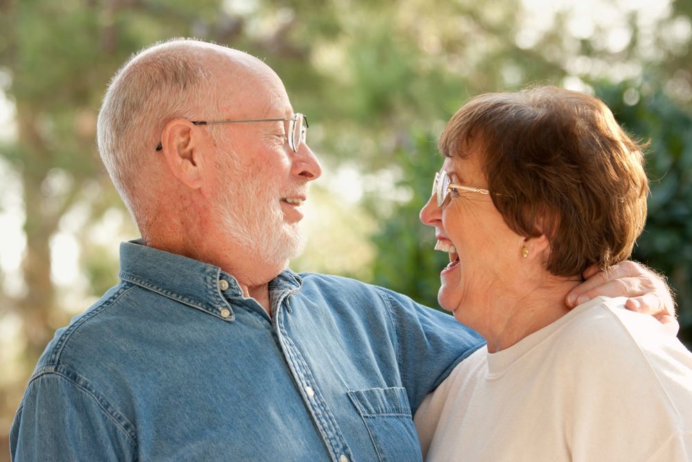 Happy Mature Couple Outdoor Portrait