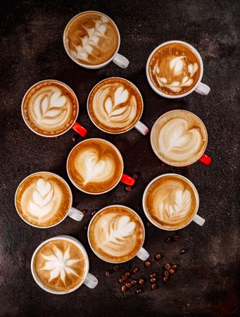 Coffee latte art set