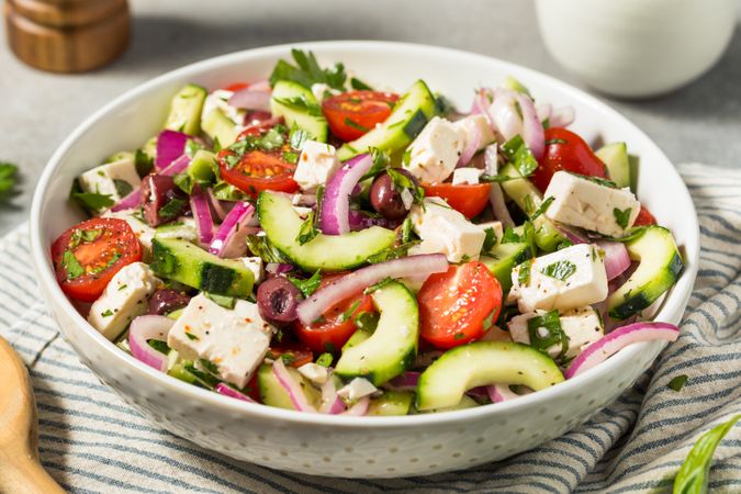 Homemade Greek Peasant Salad