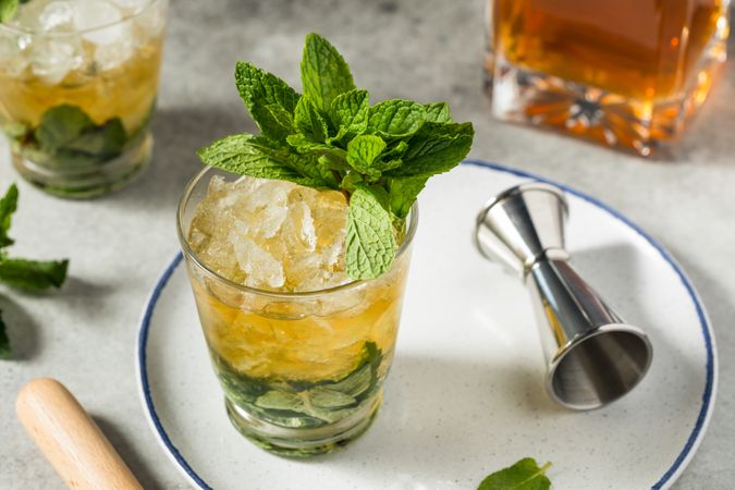 Frozen Bourbon Kentucky Mint Julep