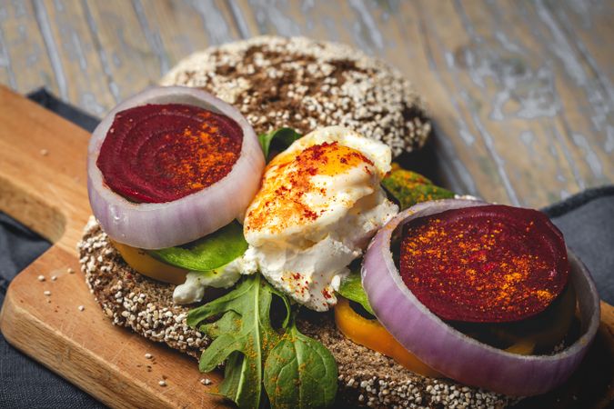 Homemade vegetable sandwich