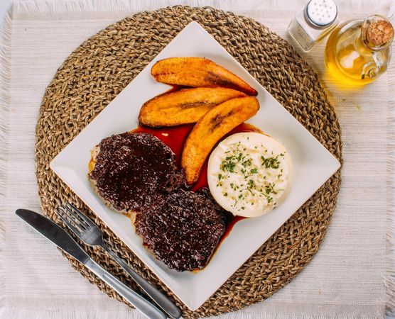 Homemade Venezuelan food, Traditional Venezuelan dish.