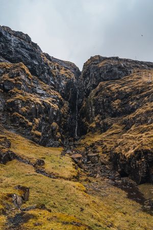 Mountain landscape in Faroe Islands