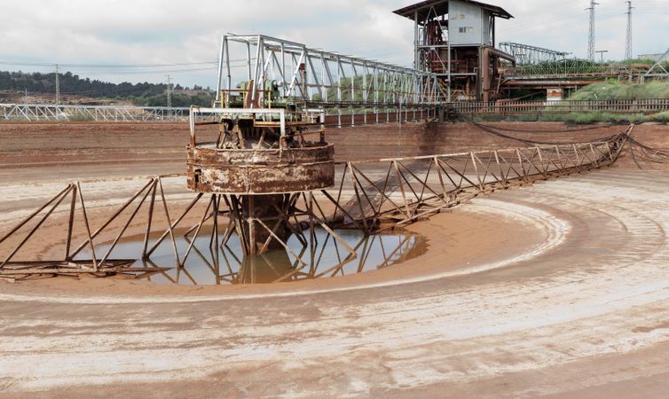 Old mining structures in Riotinto