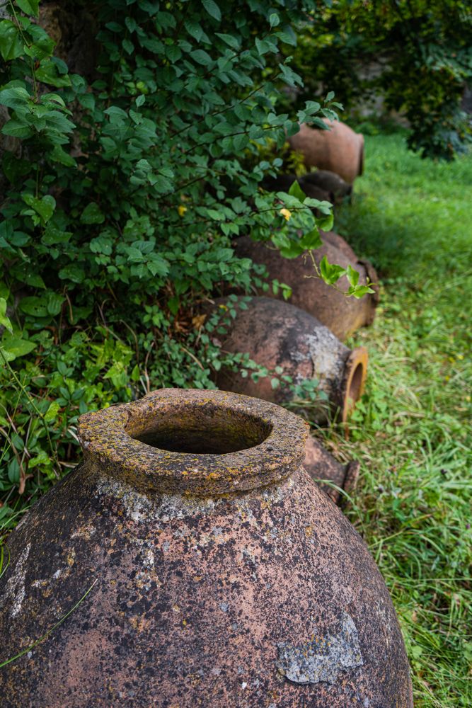 Winemakers pottery known in Georgia as kvevri