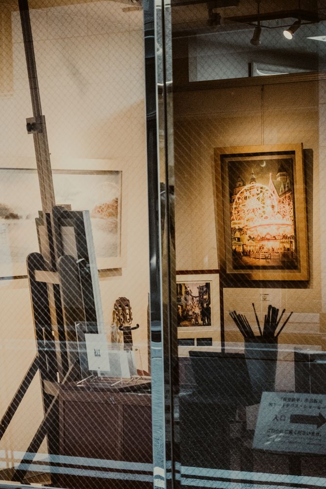 Exterior shot of an art studio