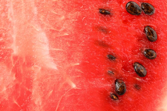 Fresh watermelon on whole background, close up. Summer fruit